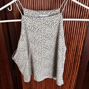 Leopard Print Sleeveless Top
